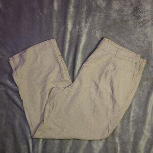 Old Navy XL Linen Tan Wide Leg trousers